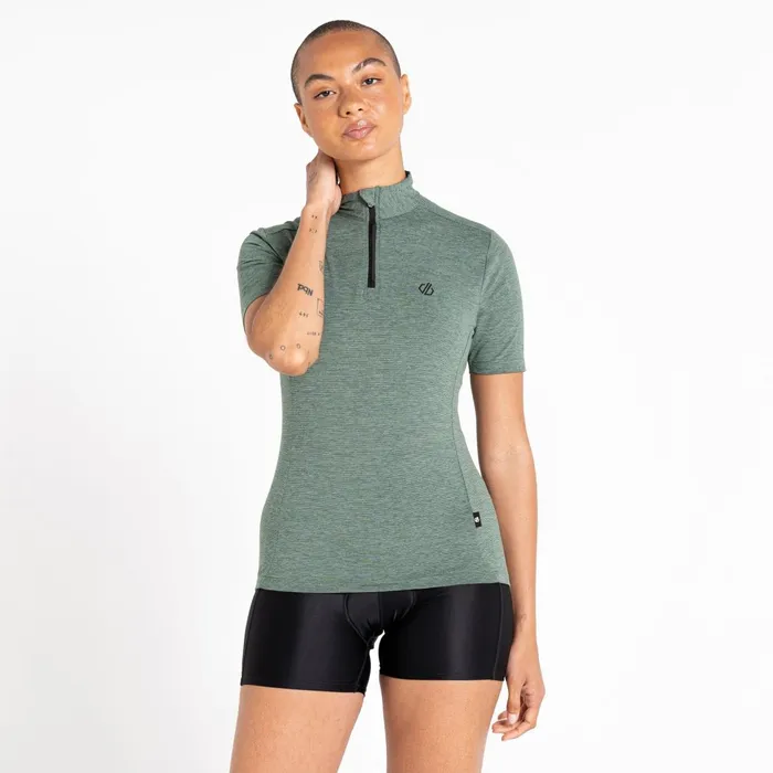 Dare 2b Cycling Jerseys Pedal Through It Lightweight Jersey Duck Green Marl 8211 Women Dare 2b Cycling Jerseys Pedal Through It Lightweight Jersey Duck Green Marl 8211 Women
