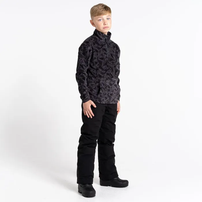 Dare 2b Fleece Cushy Half Zip Fleece Black Geo Print 8211 Kids Dare 2b Fleece Cushy Half Zip Fleece Black Geo Print 8211 Kids
