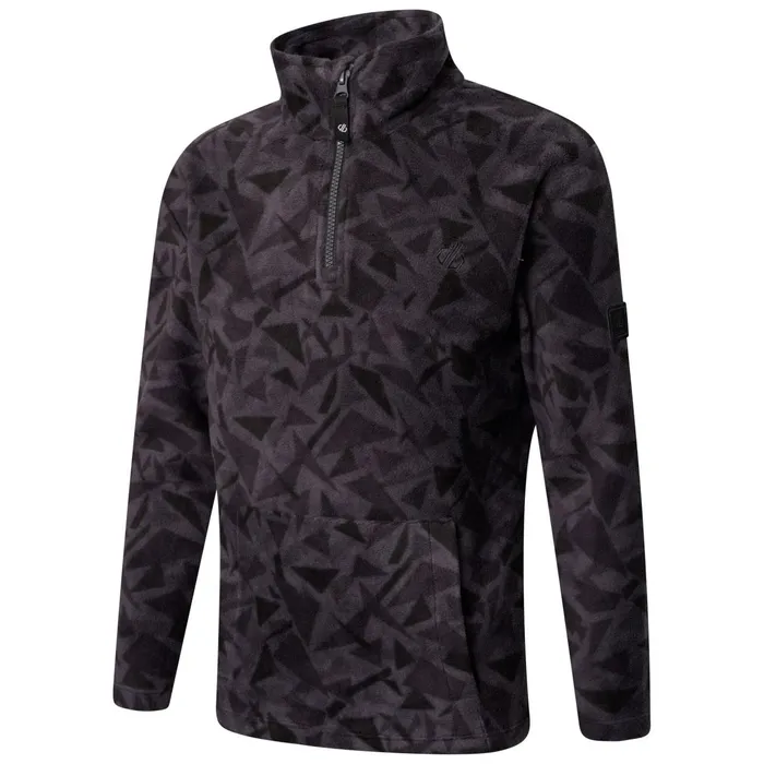 Dare 2b Fleece Cushy Half Zip Fleece Black Geo Print 8211 Kids Dare 2b Fleece Cushy Half Zip Fleece Black Geo Print 8211 Kids