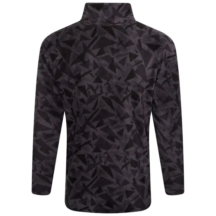 Dare 2b Fleece Cushy Half Zip Fleece Black Geo Print 8211 Kids Dare 2b Fleece Cushy Half Zip Fleece Black Geo Print 8211 Kids