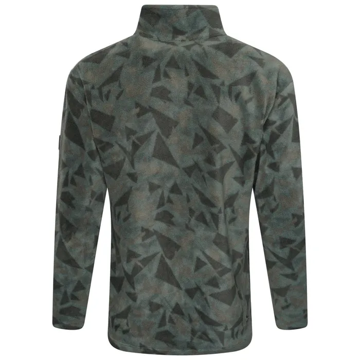 Dare 2b Fleece Cushy Half Zip Fleece Green Geo Print 8211 Kids Dare 2b Fleece Cushy Half Zip Fleece Green Geo Print 8211 Kids