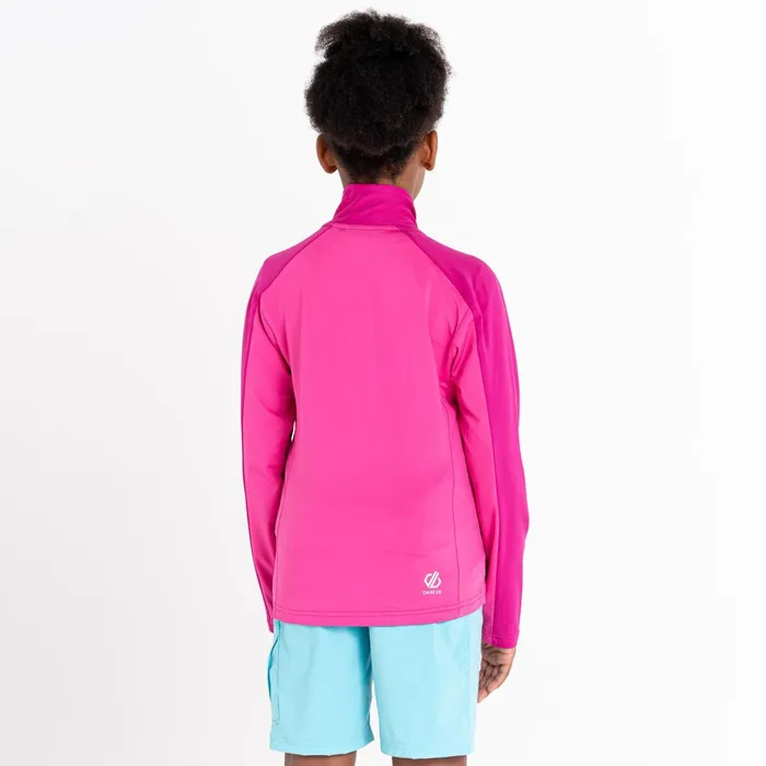 Dare 2b Fleece Emergent Core Stretch Midlayer Fuchsia Ash Grey 8211 Kids