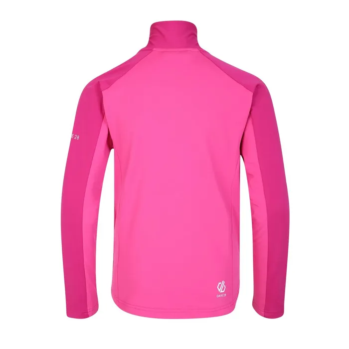 Dare 2b Fleece Emergent Core Stretch Midlayer Fuchsia Ash Grey 8211 Kids