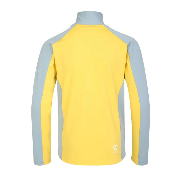 Dare 2b Fleece Emergent Core Stretch Midlayer Slate Grey Electric Yellow 8211 Kids