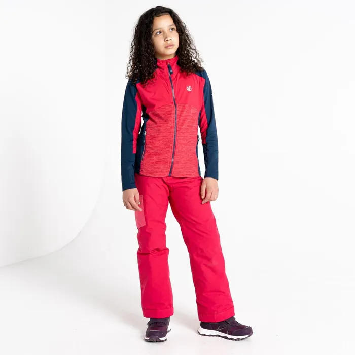 Dare 2b Fleece Exception Recycled Core Stretch Midlayer Moonlight Denim Geo Print 8211 Kids
