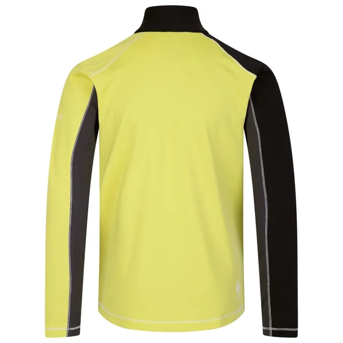 Dare 2b Fleece Formate Ii Core Stretch Midlayer Ebony Grey Yellow 8211 Kids