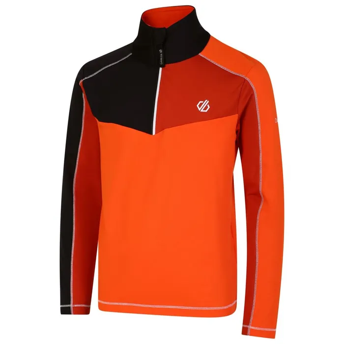 Dare 2b Fleece Formate Ii Core Stretch Midlayer Puffins Orange 8211 Kids