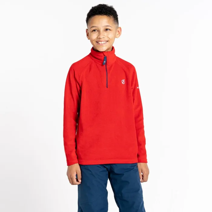 Dare 2b Fleece Freehand Half Zip Fleece Danger Red 8211 Kids