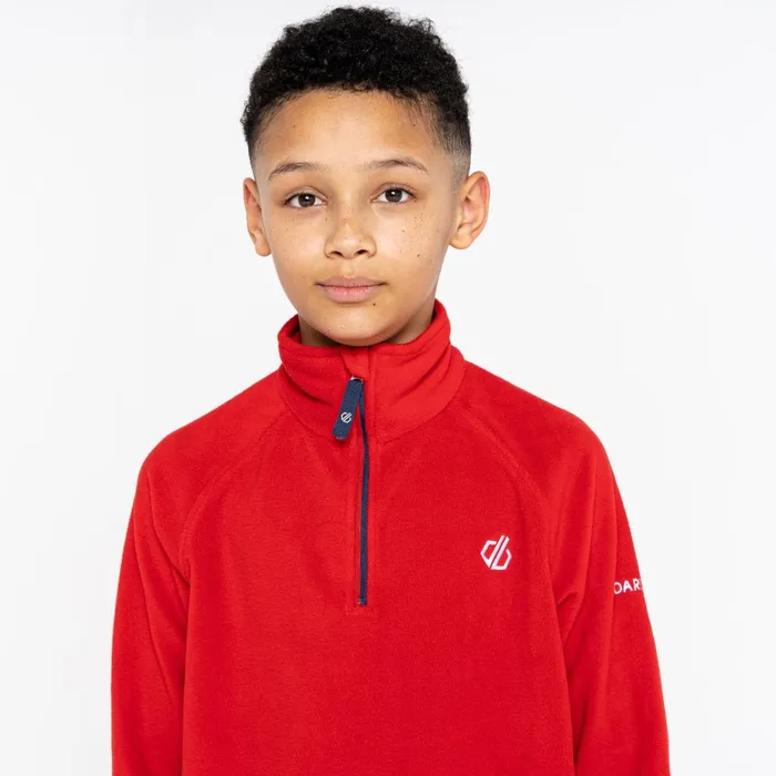 Dare 2b Fleece Freehand Half Zip Fleece Danger Red 8211 Kids