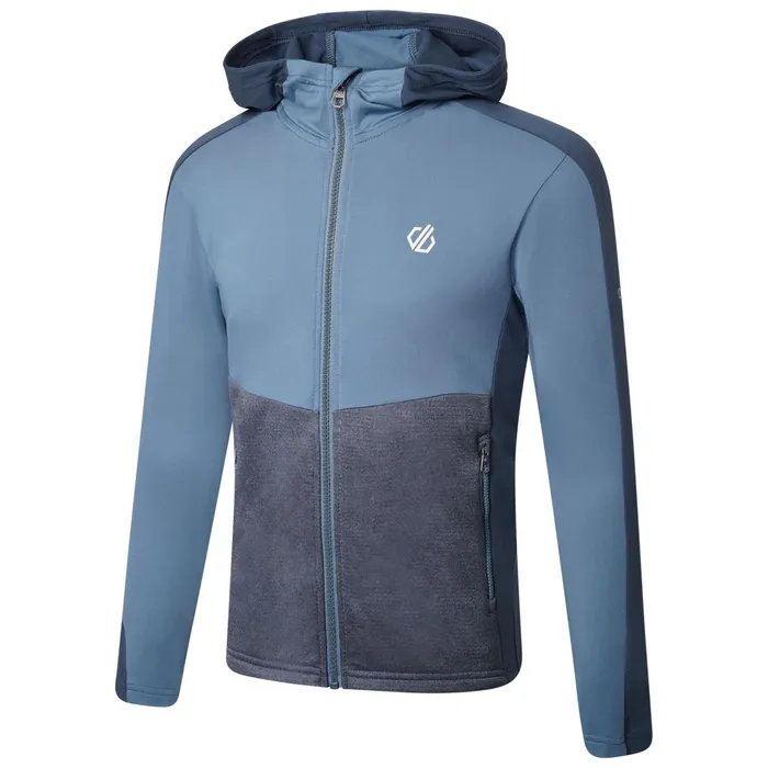 Dare 2b Fleece Hastily Core Recycled Stretch Midlayer Orion Grey Bluestone 8211 Kids Dare 2b Fleece Hastily Core Recycled Stretch Midlayer Orion Grey Bluestone 8211 Kids
