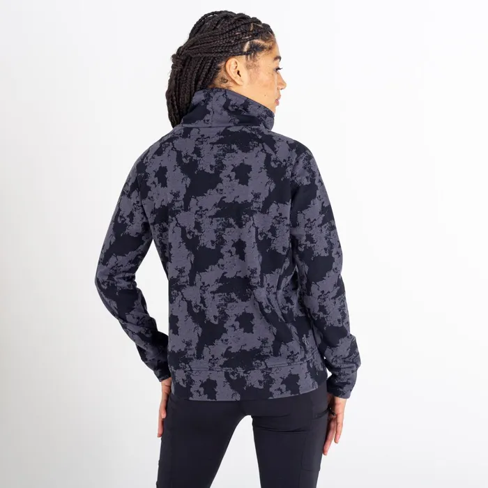 Dare 2b Fleece Offline Sweater Black Mirage Print 8211 Women