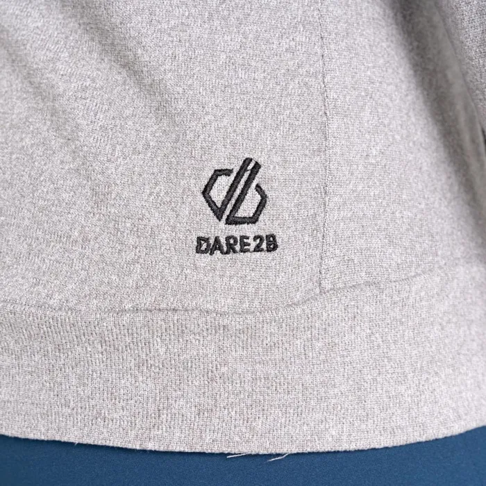 Dare 2b Fleece Out and Out Overhead Hooded Fleece Ash Grey Marl 8211 Women