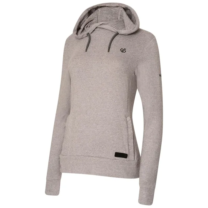 Dare 2b Fleece Out and Out Overhead Hooded Fleece Ash Grey Marl 8211 Women