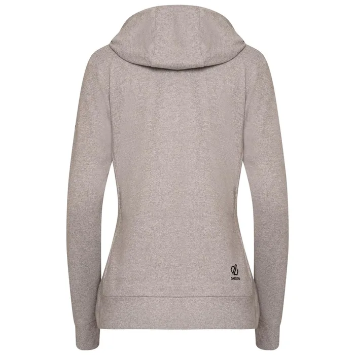 Dare 2b Fleece Out and Out Overhead Hooded Fleece Ash Grey Marl 8211 Women