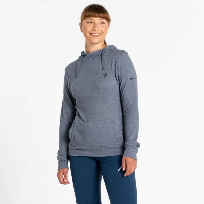 Dare 2b Fleece Out and Out Overhead Hooded Fleece Orion Grey Marl 8211 Women