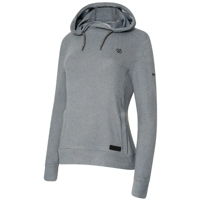 Dare 2b Fleece Out and Out Overhead Hooded Fleece Orion Grey Marl 8211 Women