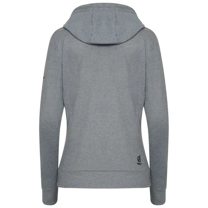 Dare 2b Fleece Out and Out Overhead Hooded Fleece Orion Grey Marl 8211 Women
