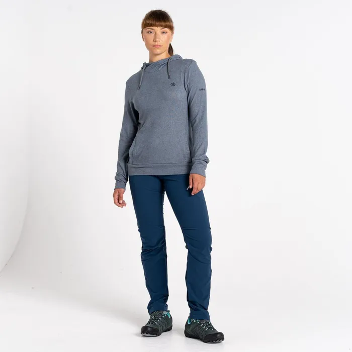 Dare 2b Fleece Out and Out Overhead Hooded Fleece Orion Grey Marl 8211 Women