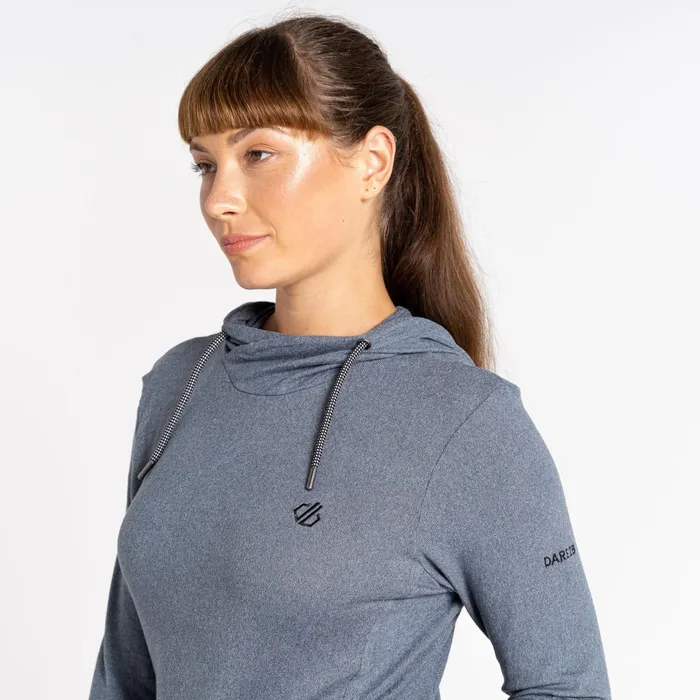 Dare 2b Fleece Out and Out Overhead Hooded Fleece Orion Grey Marl 8211 Women
