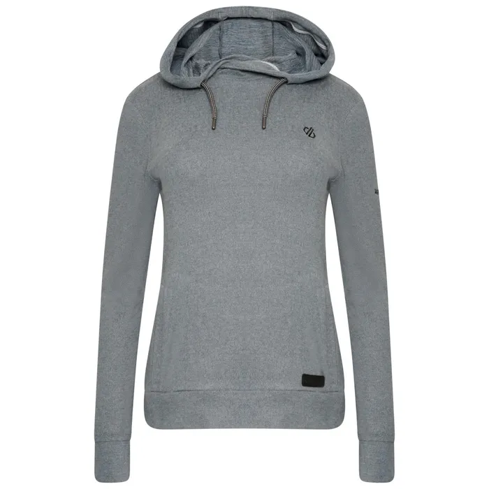 Dare 2b Fleece Out and Out Overhead Hooded Fleece Orion Grey Marl 8211 Women