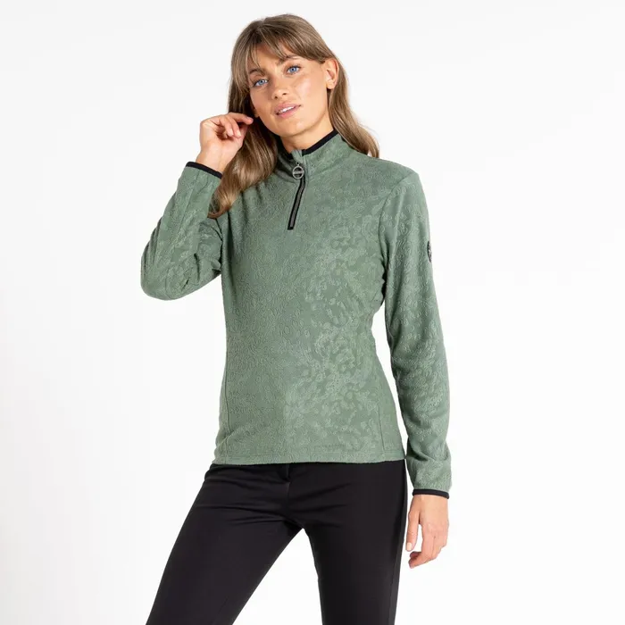 Dare 2b Fleece Savy Ii Half Zip Fleece Duck Green 8211 Women