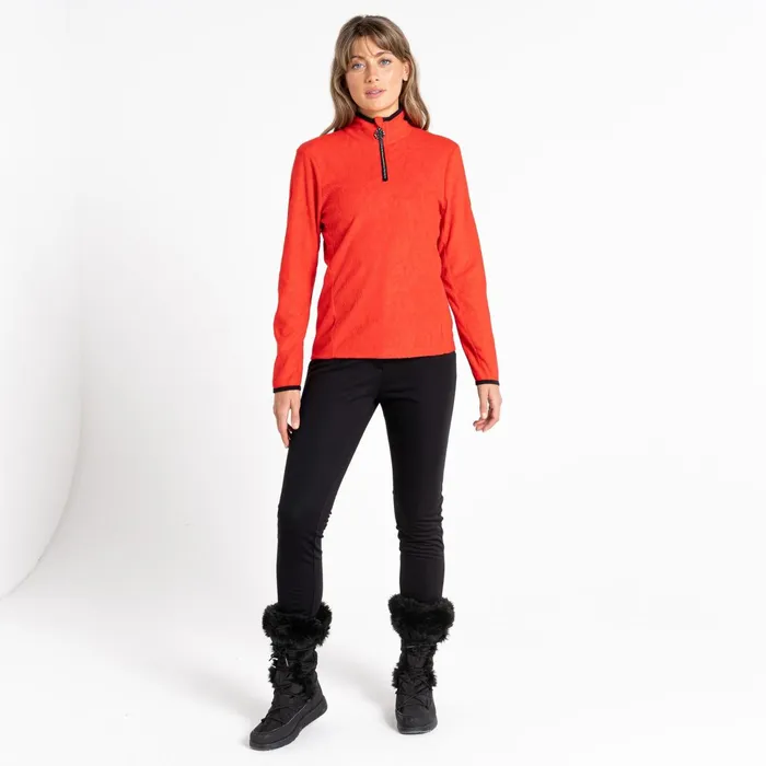 Dare 2b Fleece Savy Ii Half Zip Fleece Volcanic Red 8211 Women
