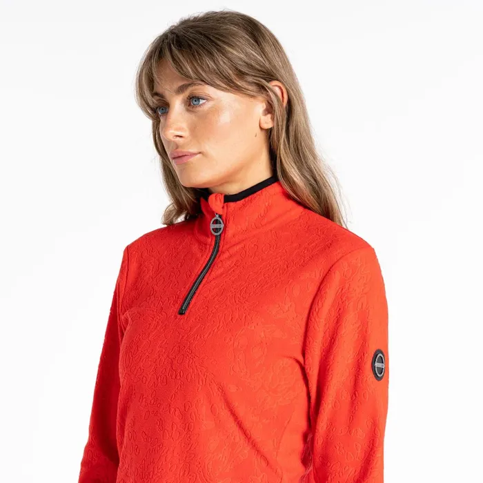 Dare 2b Fleece Savy Ii Half Zip Fleece Volcanic Red 8211 Women