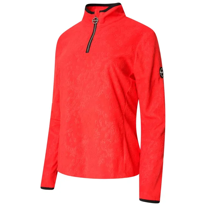 Dare 2b Fleece Savy Ii Half Zip Fleece Volcanic Red 8211 Women