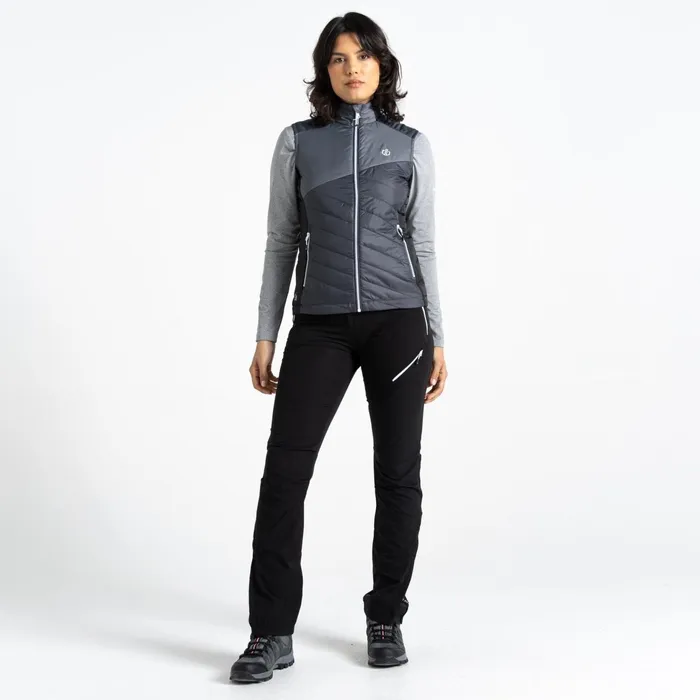 Dare 2b Gilets Ascending Padded Gilet Ebony Grey Black 8211 Women