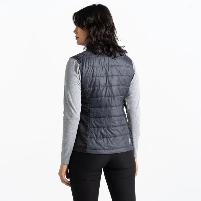 Dare 2b Gilets Ascending Padded Gilet Ebony Grey Black 8211 Women