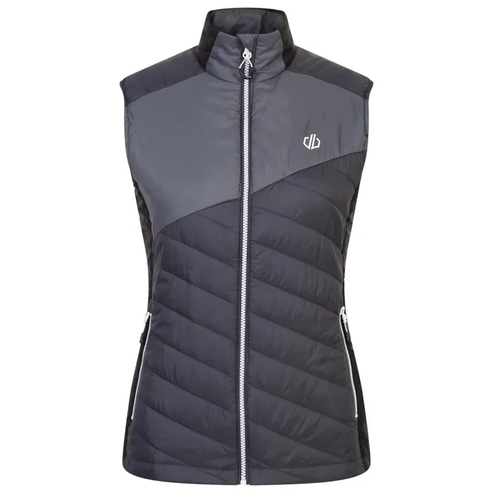 Dare 2b Gilets Ascending Padded Gilet Ebony Grey Black 8211 Women