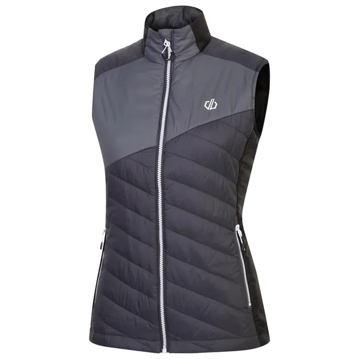 Dare 2b Gilets Ascending Padded Gilet Ebony Grey Black 8211 Women