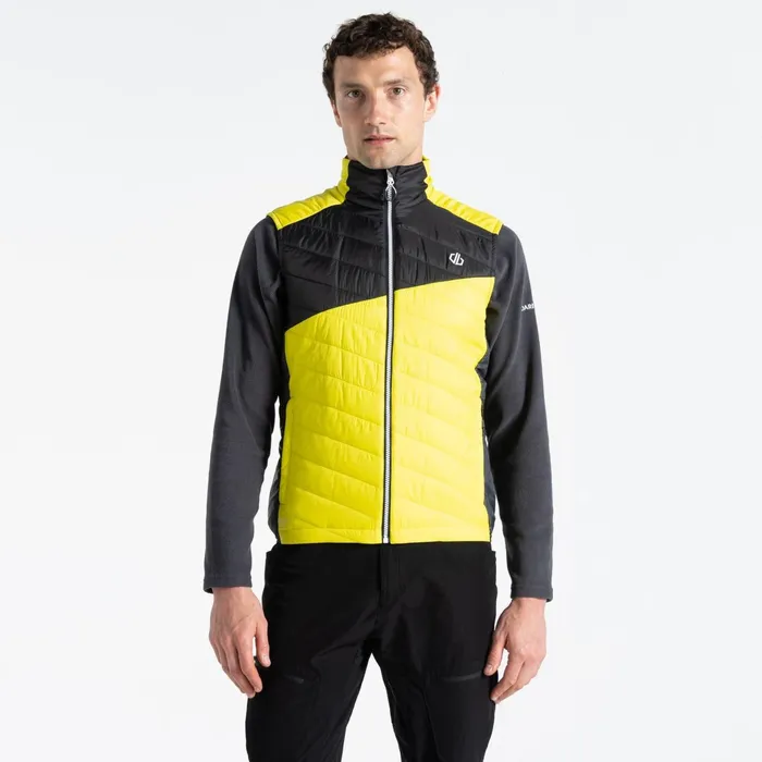 Dare 2b Gilets Touring Lightweight Gilet Neon Spring Yellow Black 8211 Men