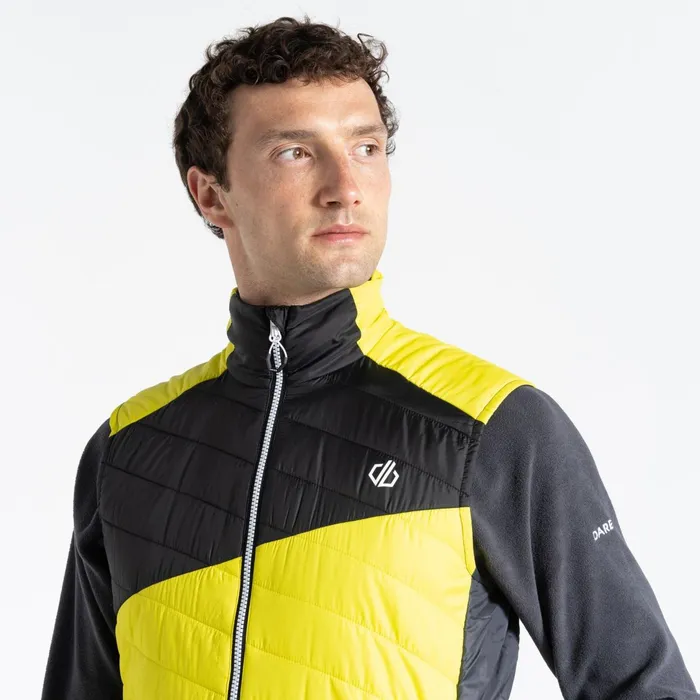 Dare 2b Gilets Touring Lightweight Gilet Neon Spring Yellow Black 8211 Men