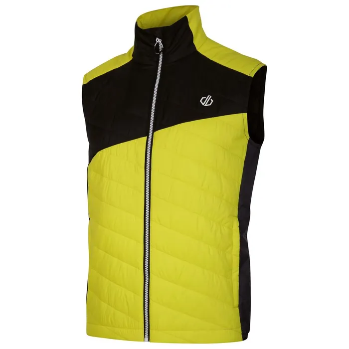 Dare 2b Gilets Touring Lightweight Gilet Neon Spring Yellow Black 8211 Men