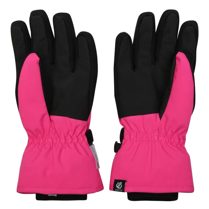 Dare 2b Gloves Restart Ski Gloves Pure Pink 8211 Kids