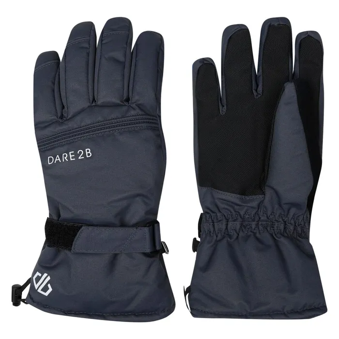 Dare 2b Gloves Worthy Waterproof Ski Gloves Ebony Grey 8211 Men