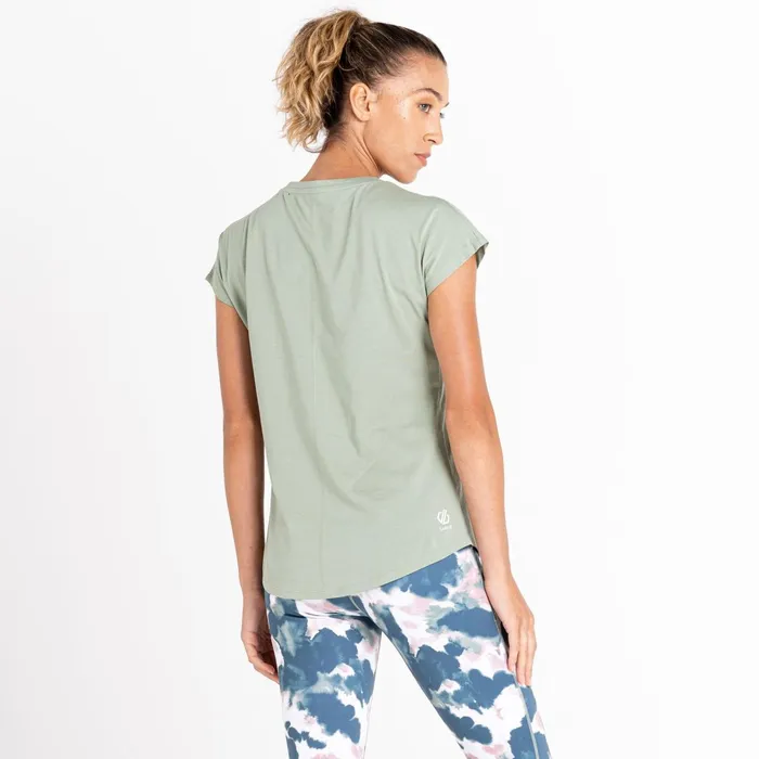 Dare 2b Graphic TShirts Finite Graphic TShirt Lilypad Green 8211 Women