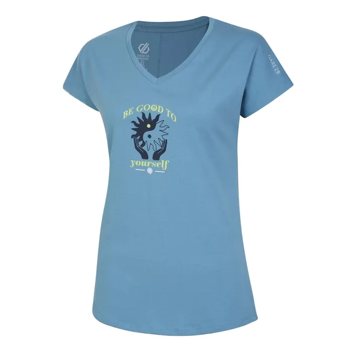 Dare 2b Graphic TShirts Finite Graphic TShirt Niagara Blue 8211 Women
