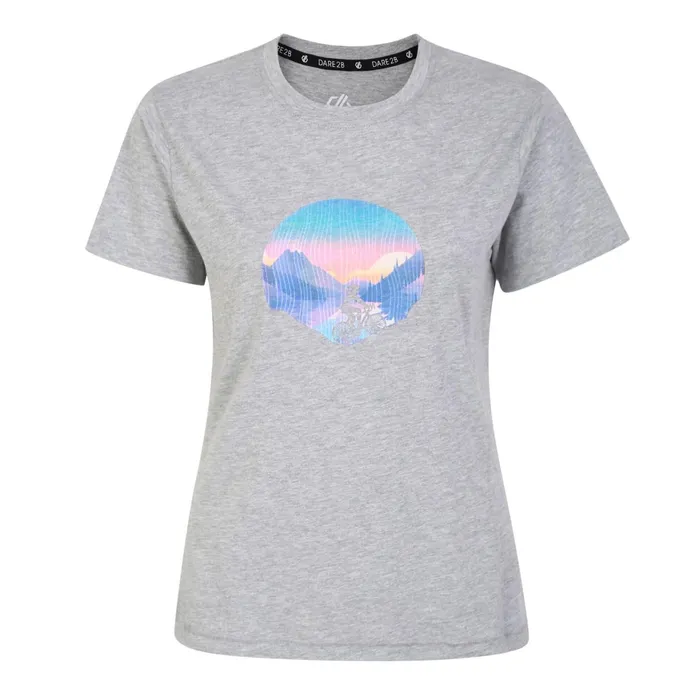 Dare 2b Graphic TShirts In The Forefront Graphic TShirt Ash Grey Marl 8211 Women Dare 2b Graphic TShirts In The Forefront Graphic TShirt Ash Grey Marl 8211 Women