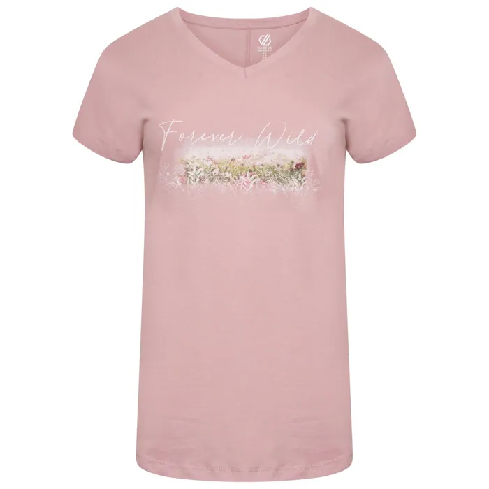 Dare 2b Graphic TShirts Moments Graphic Tee Powder Pink 8211 Women