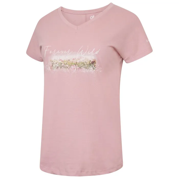 Dare 2b Graphic TShirts Moments Graphic Tee Powder Pink 8211 Women