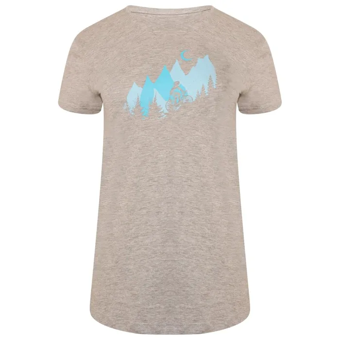 Dare 2b Graphic TShirts Peace Of Mind Graphic Tee Ash Grey Marl 8211 Women