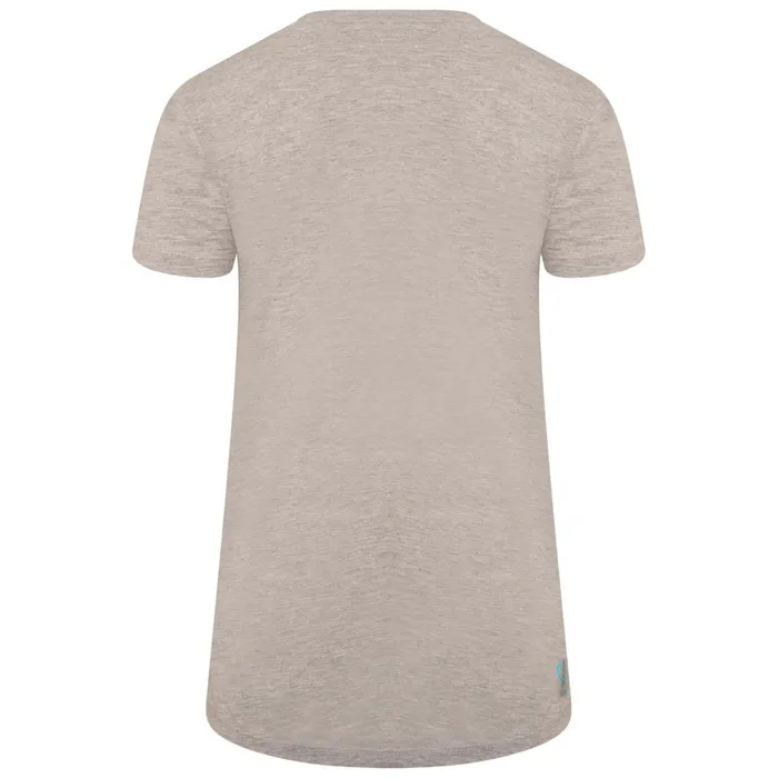 Dare 2b Graphic TShirts Peace Of Mind Graphic Tee Ash Grey Marl 8211 Women