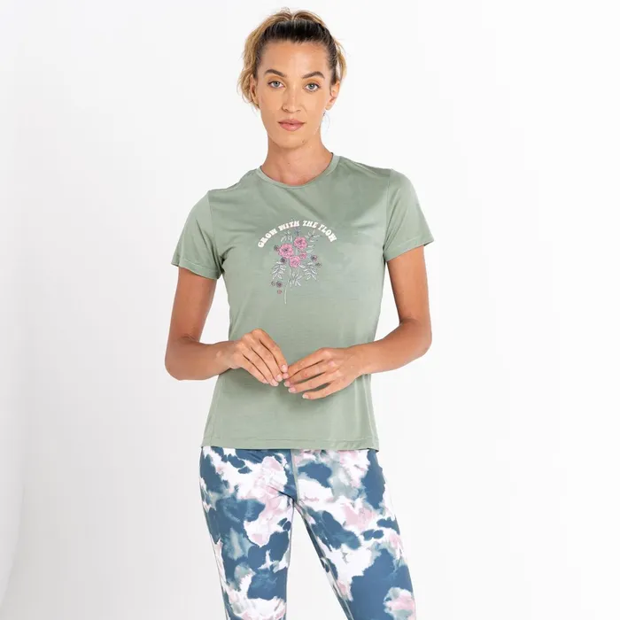 Dare 2b Graphic TShirts Sense Of Calm Graphic TShirt Lilypad Green 8211 Women Dare 2b Graphic TShirts Sense Of Calm Graphic TShirt Lilypad Green 8211 Women