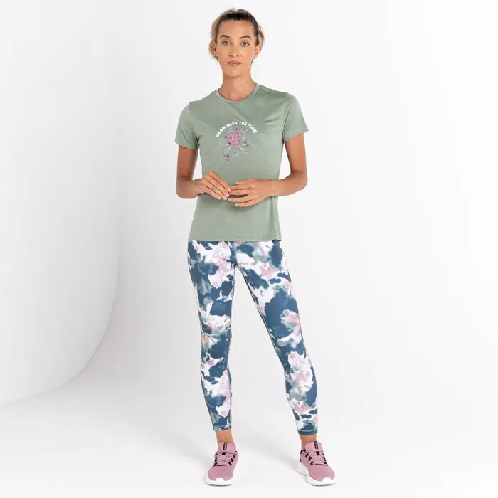 Dare 2b Graphic TShirts Sense Of Calm Graphic TShirt Lilypad Green 8211 Women