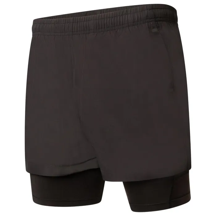 Dare 2b Gym Shorts Jermaine Jenas 8211 Recreate Ii 2In1 Shorts Black 8211 Men