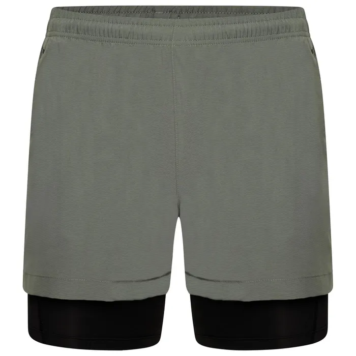 Dare 2b Gym Shorts Recreate Ii 2In1 Shorts Agave Green 8211 Men