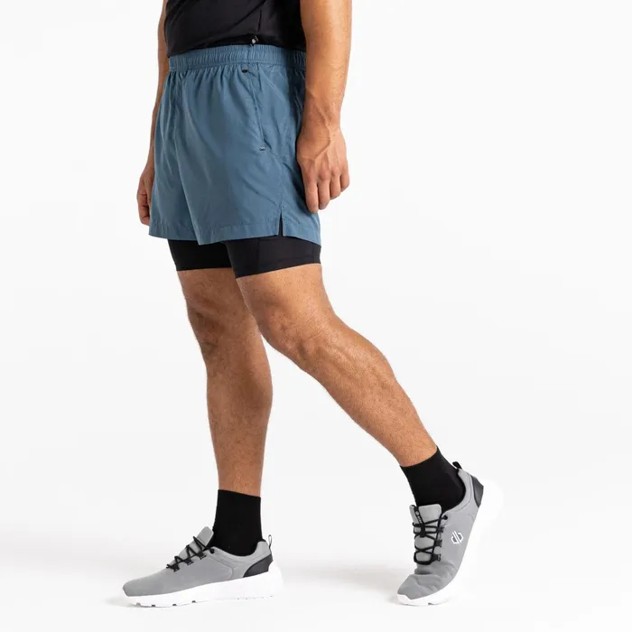 Dare 2b Gym Shorts Recreate Ii 2In1 Shorts Orion Grey 8211 Men