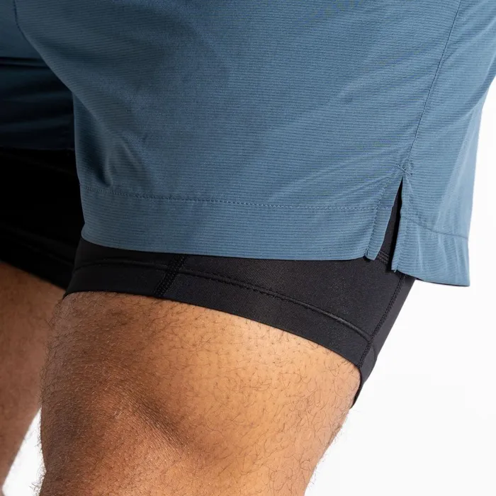 Dare 2b Gym Shorts Recreate Ii 2In1 Shorts Orion Grey 8211 Men
